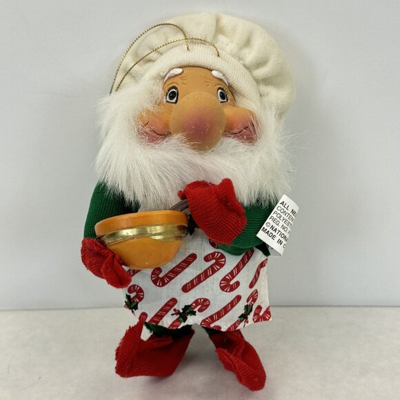 Vintage Santas Best Rennoc Santakins Christmas Elf Gnome Ornaments Set Of 3 - Picture 4 of 15